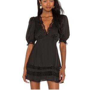 Majorelle Cami Mini Dress-black